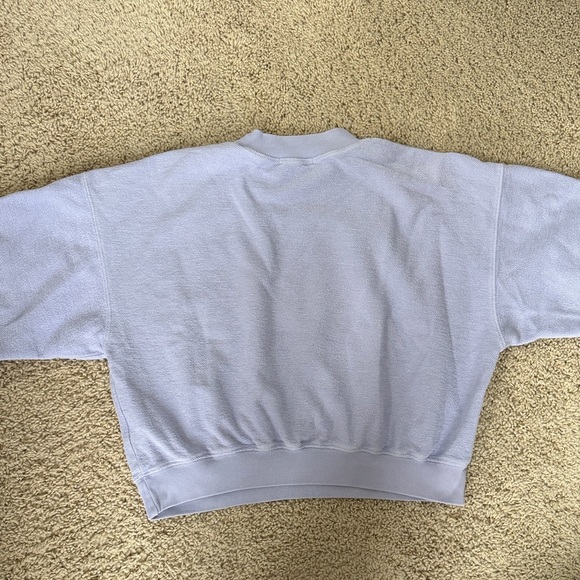 Madhappy Lavender Cropped Crewneck Sweater - Picture 5 of 5